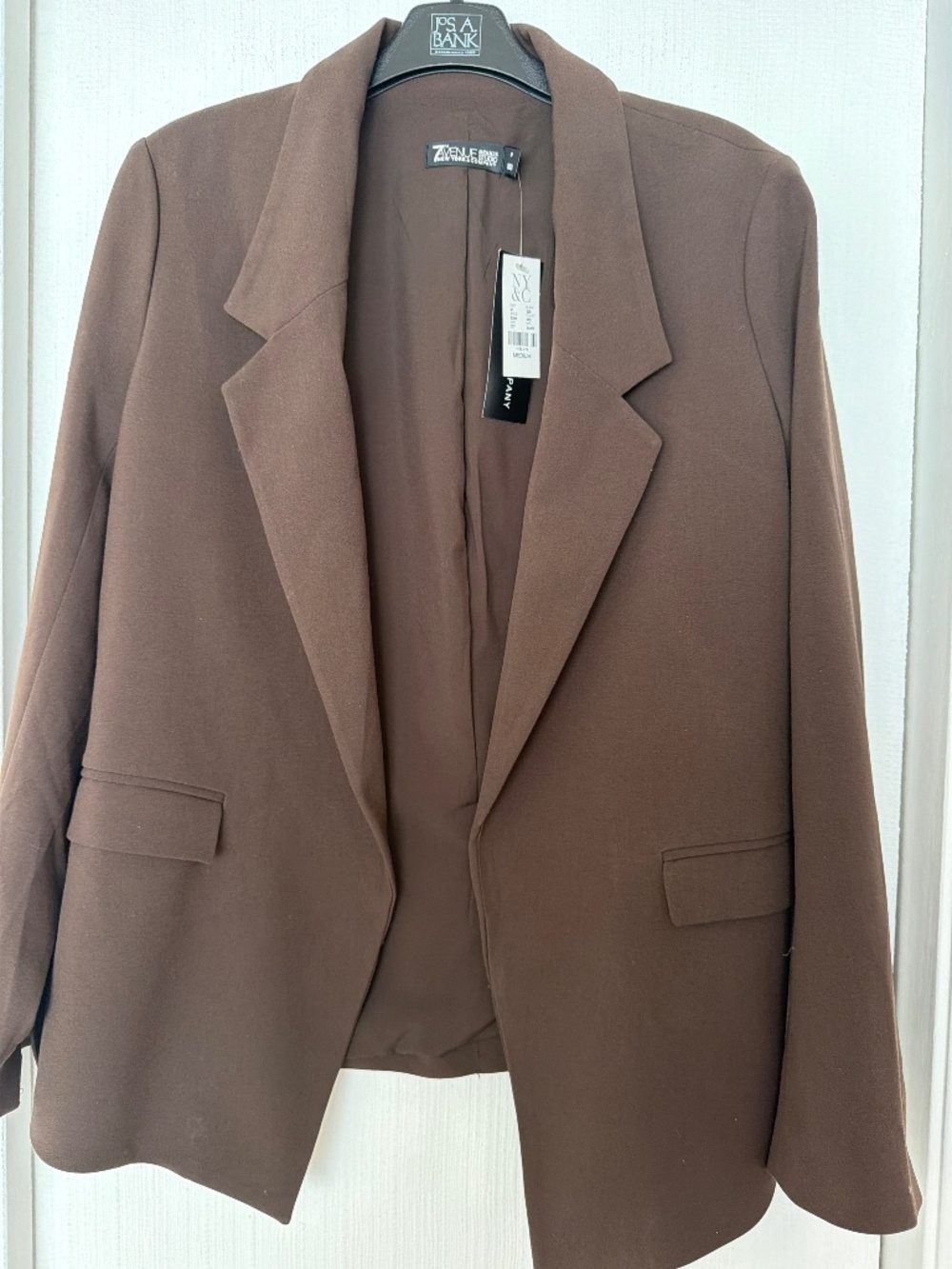 New York & Company 7th Avenue Brown Blazer Size M NWT